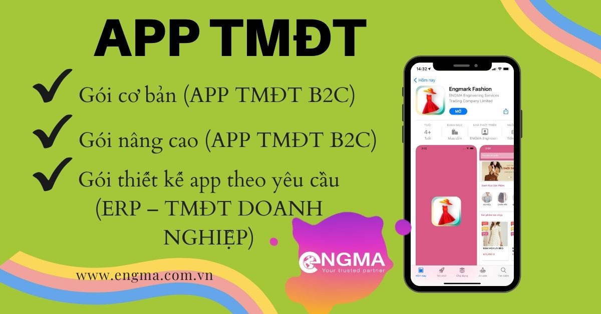 Thiết Kế App Thương Mại Điện Tử Tại Engma?